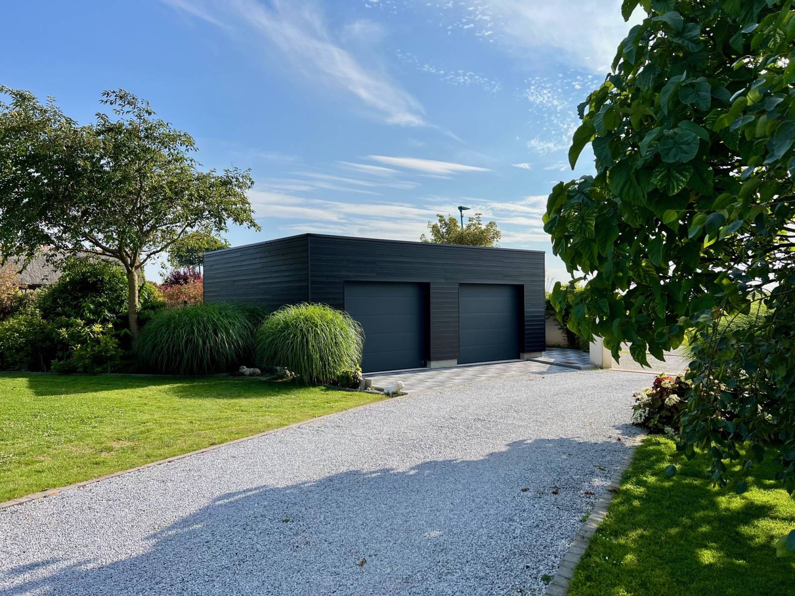 Garage en ossature bois Saint Léonard