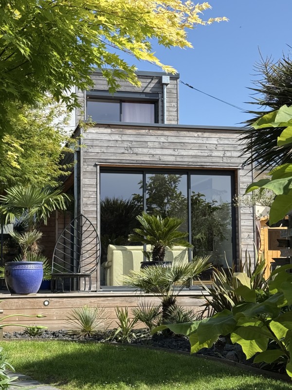 Extension ossature bois à étage sur Le Havre