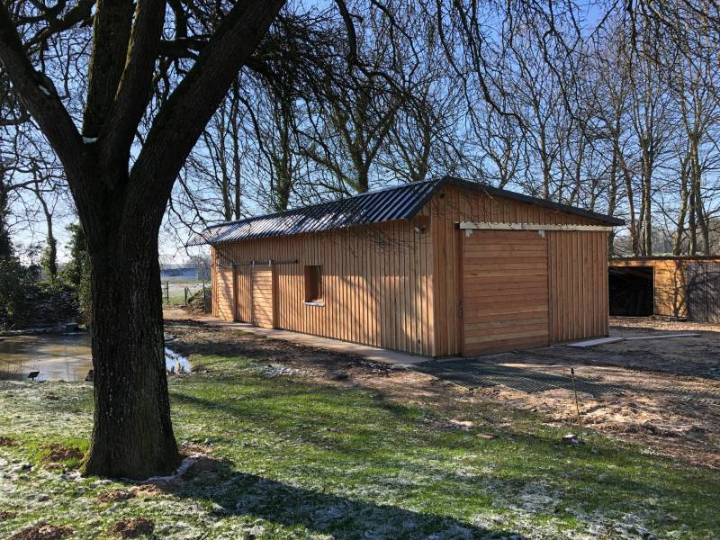 Garage en ossature bois proche Le Havre