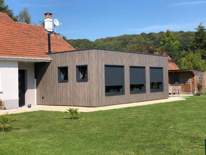 Trouver un constructeur pour faire un agrandissement de maison en ossature bois près du Havre