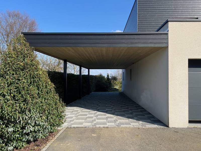 Carport bois sur Fécamp